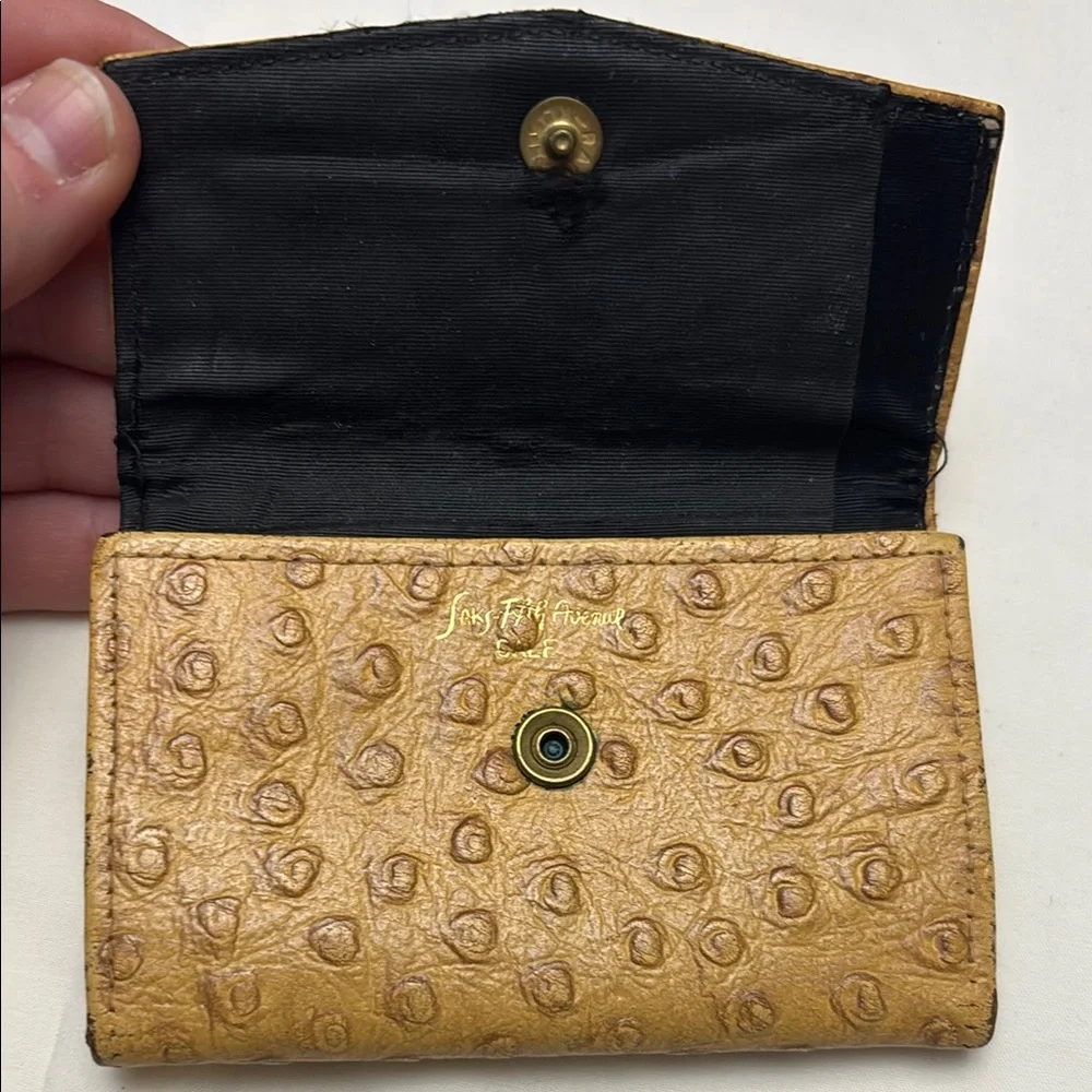 Tan Leather calf skin Wallet